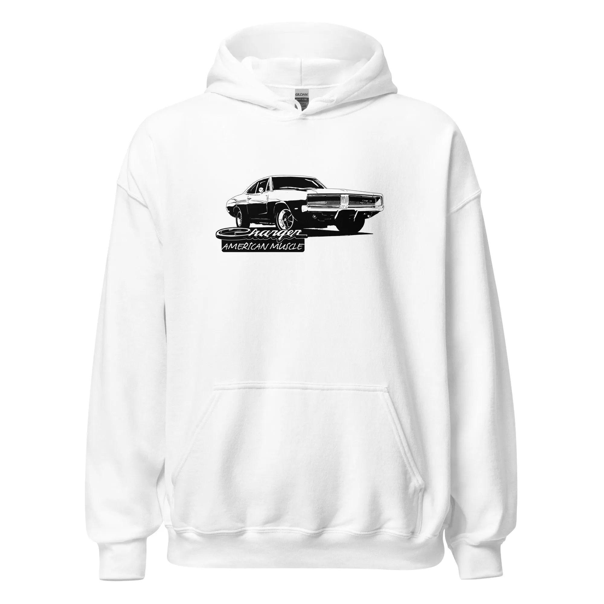 1969 Charger Hoodie American Muscle Car Sweatshirt