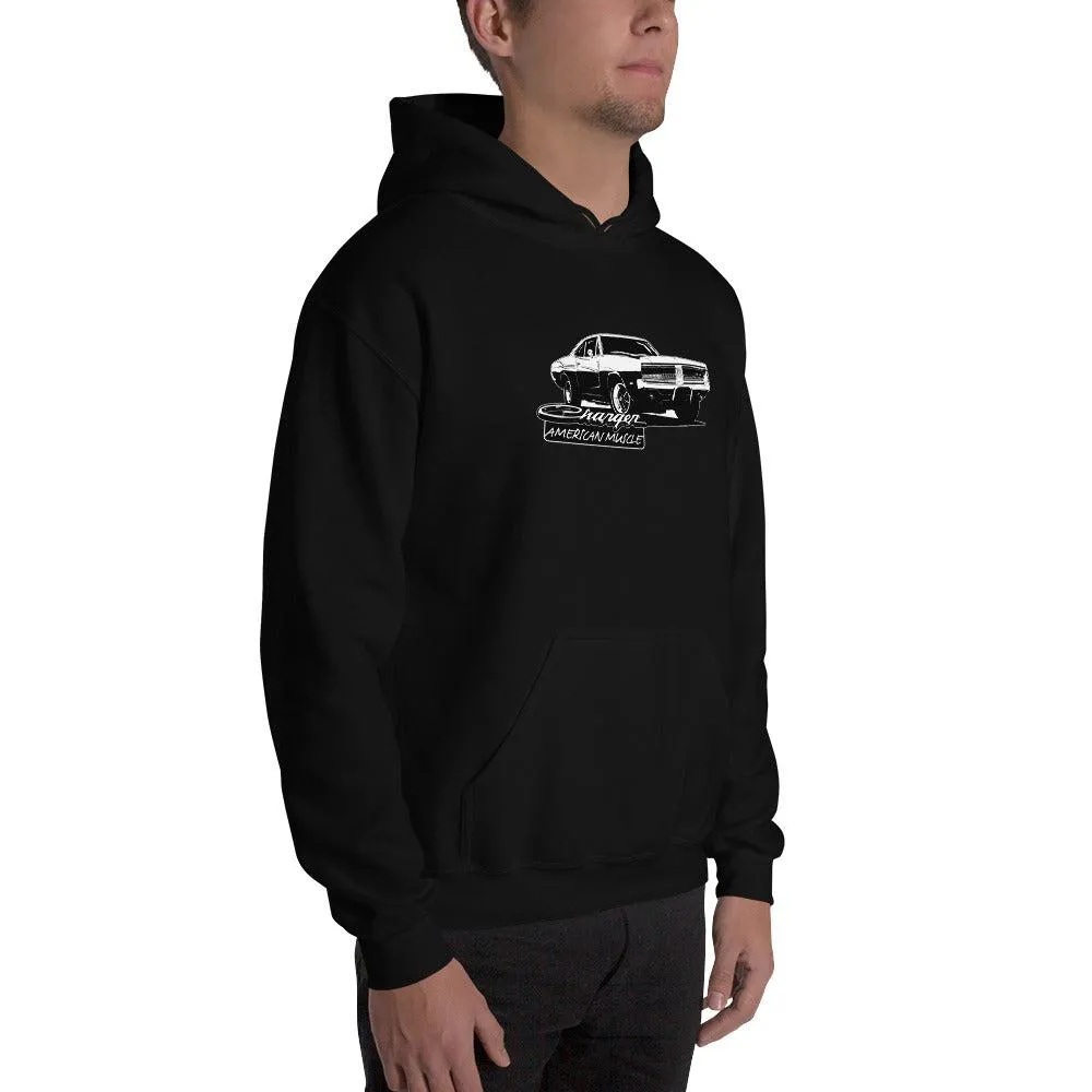 1969 Charger Hoodie American Muscle Car Sweatshirt