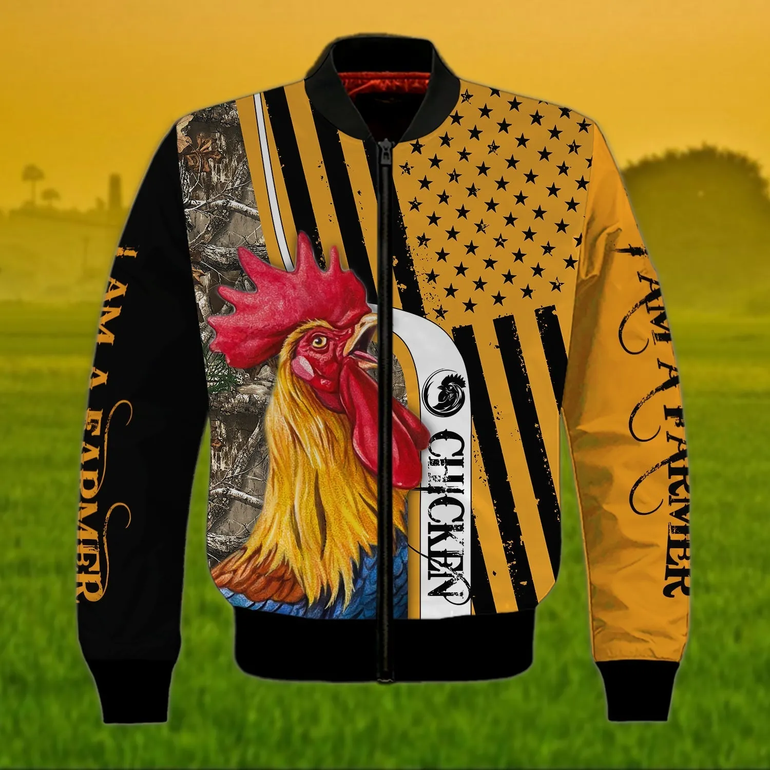 3D All Over Print Chicken Shirt Rooster 3D Tshirt Gift For Farmer