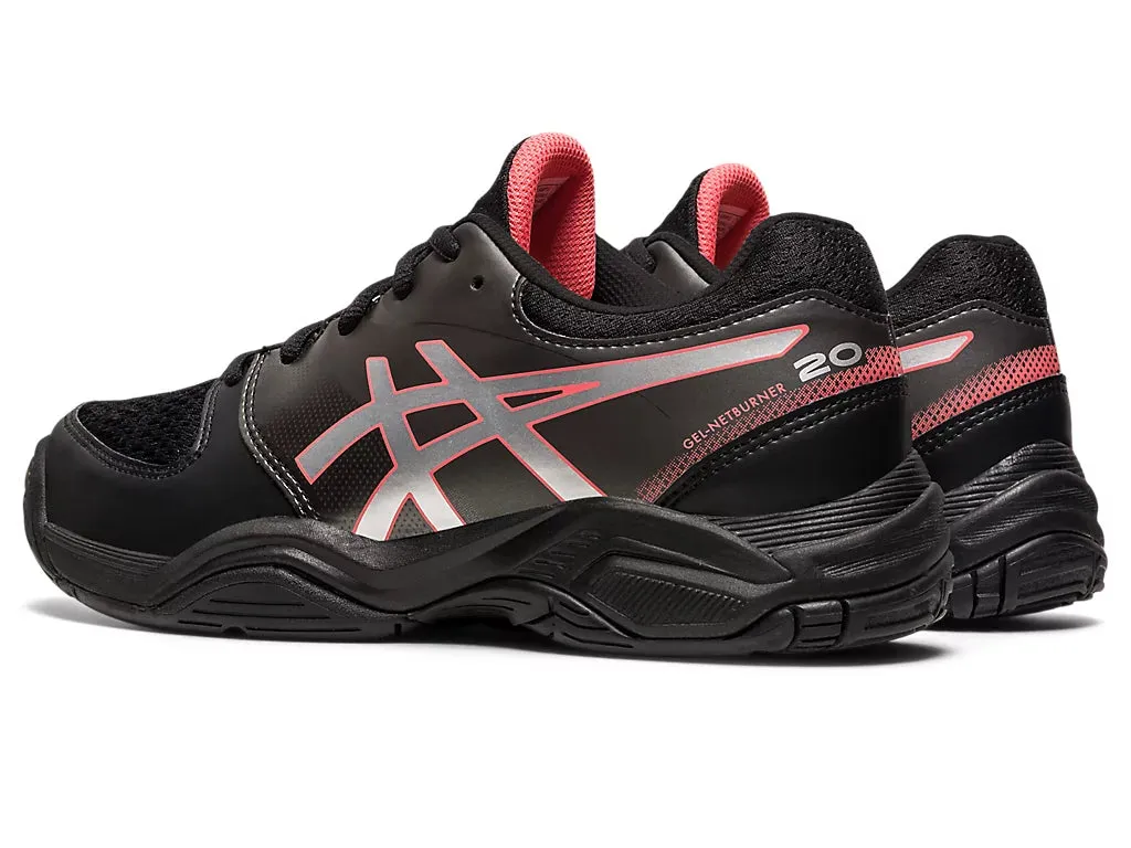 Asics Kid's Gel Netburner 20 GS - Black/Pure Silver