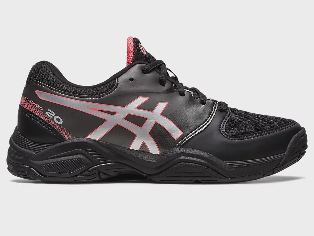 Asics Kid's Gel Netburner 20 GS - Black/Pure Silver