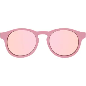 Babiators Polarized Keyhole Mirrored Sunglasses - Pretty in Pink