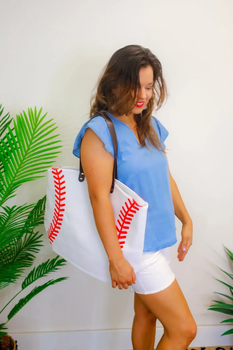 Baseball Mom Tote Bag