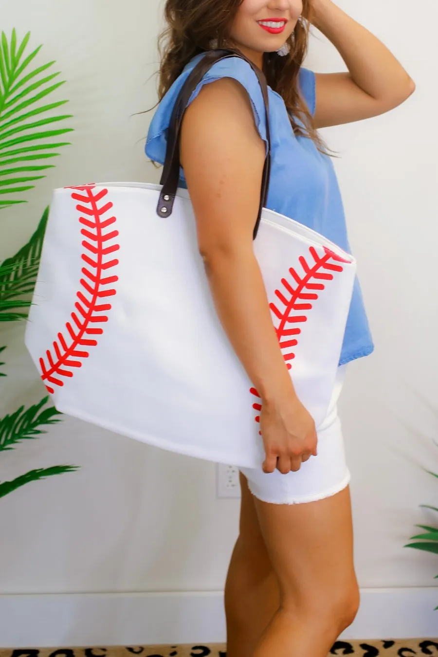 Baseball Mom Tote Bag