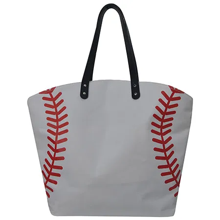 Baseball White Print NGIL Canvas Fashion Shoulder Bag