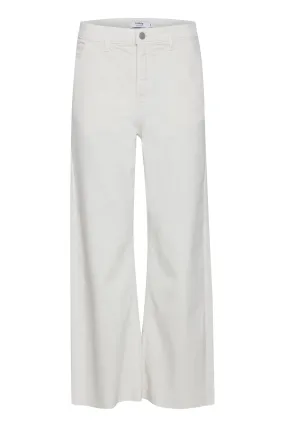 b.yuong High-waisted trousers Kato Bylydia Cropped Jeans 20812692 114800 white