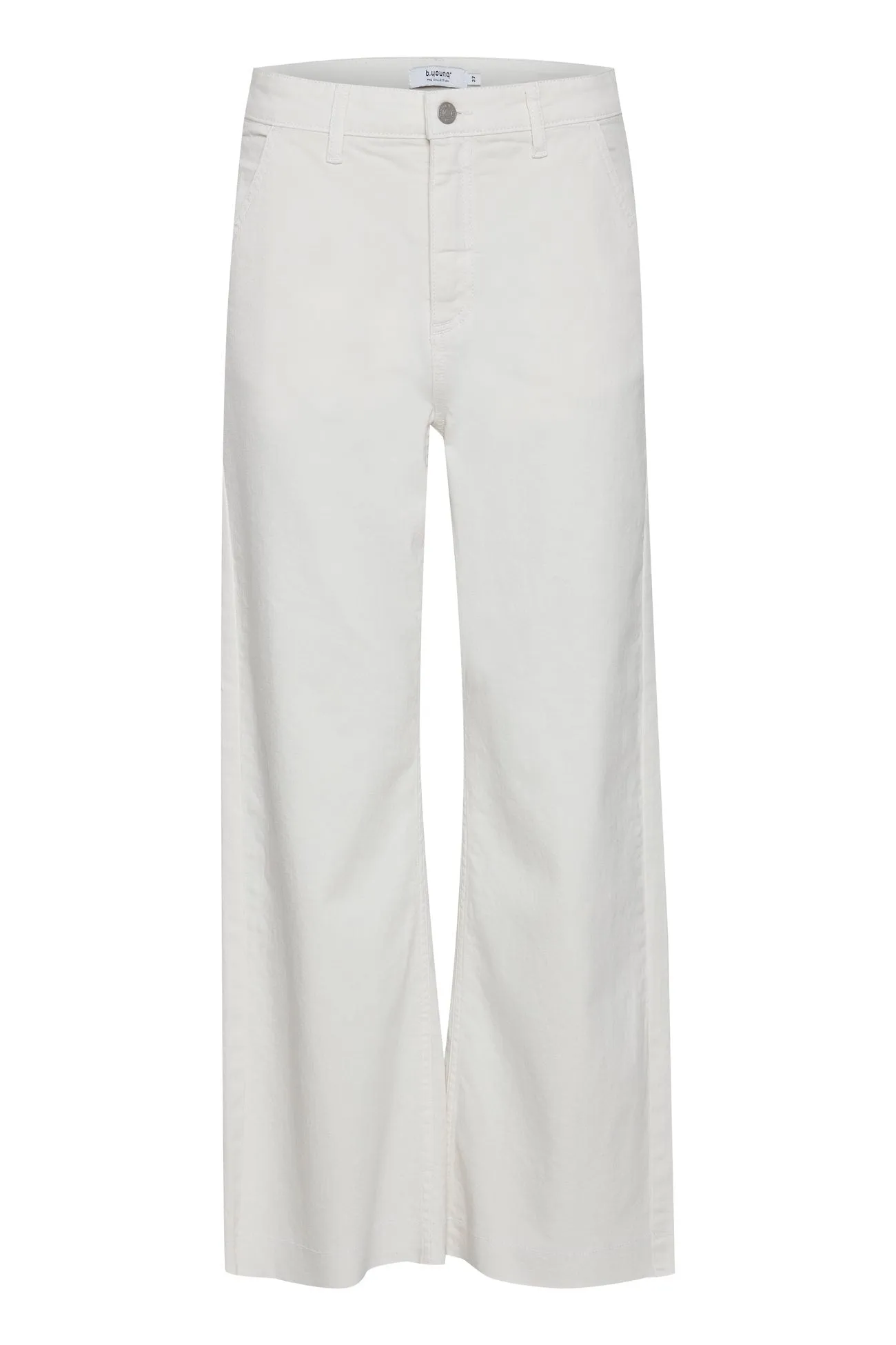 b.yuong High-waisted trousers Kato Bylydia Cropped Jeans 20812692 114800 white