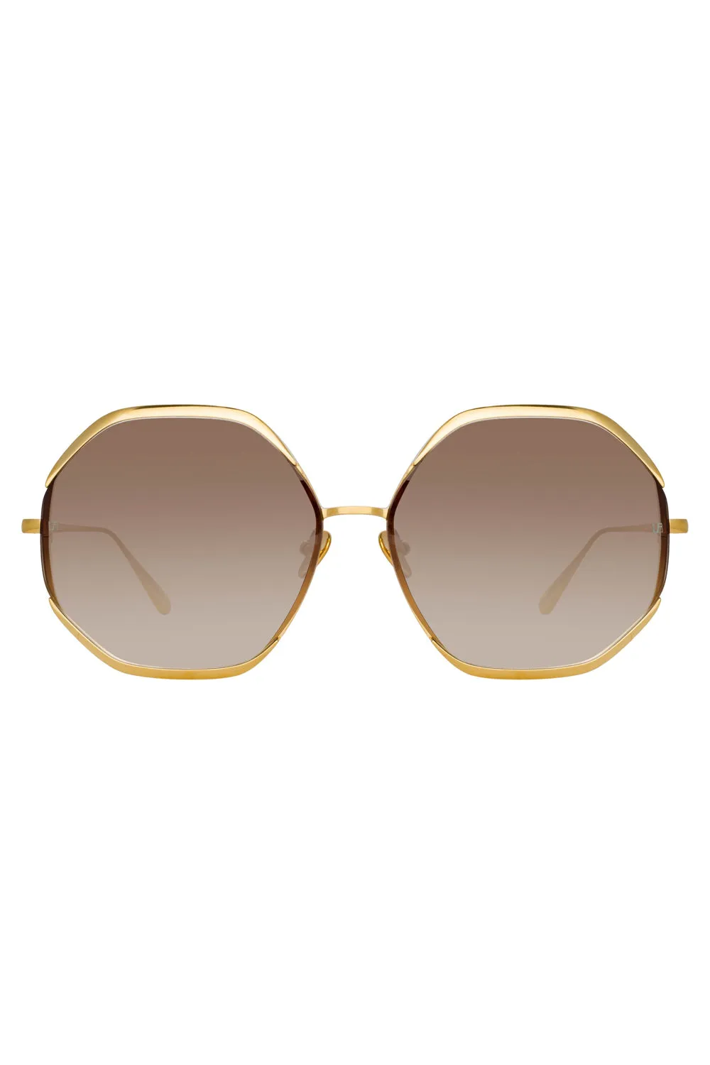 Camila Sunglasses in Yellow Gold