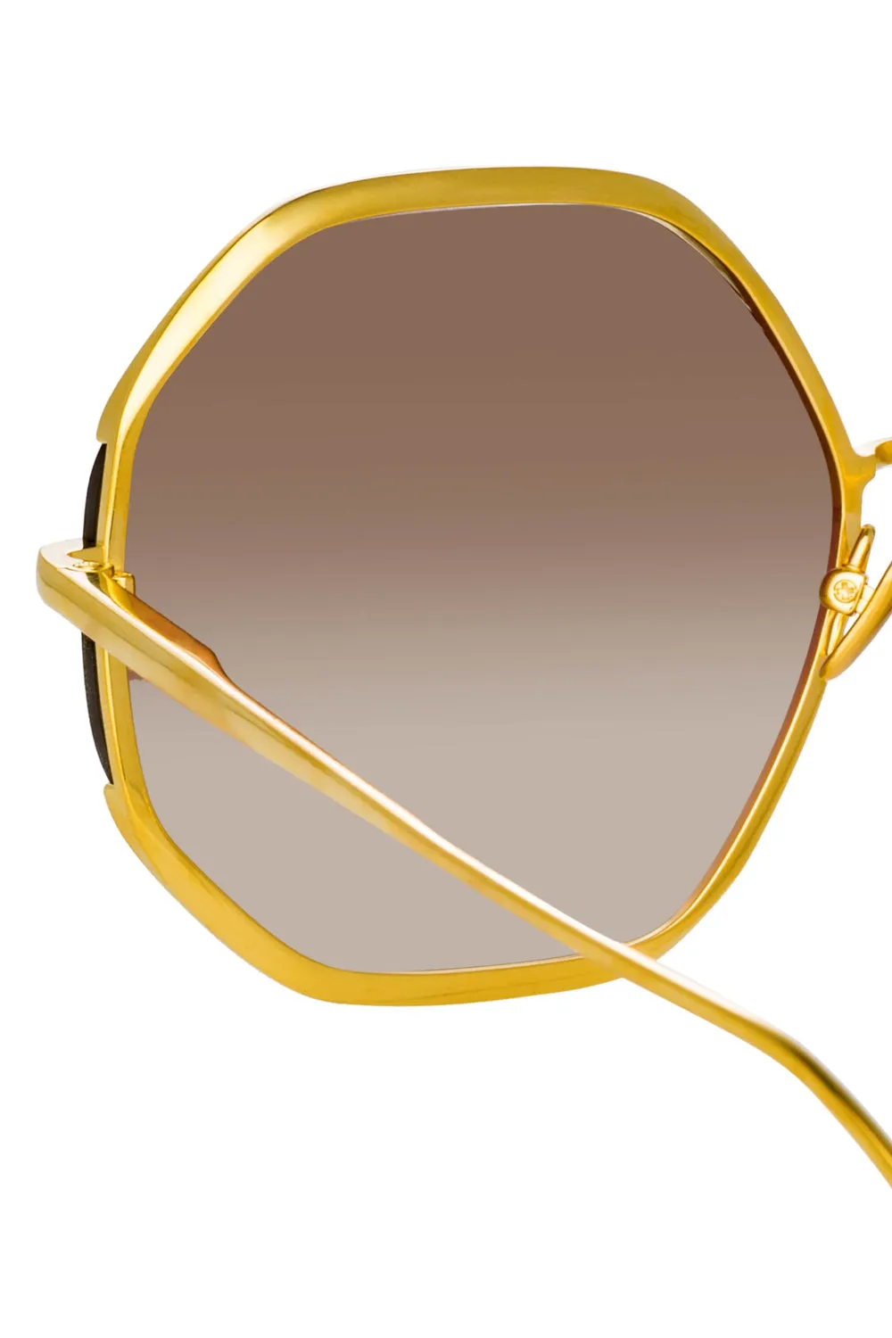 Camila Sunglasses in Yellow Gold