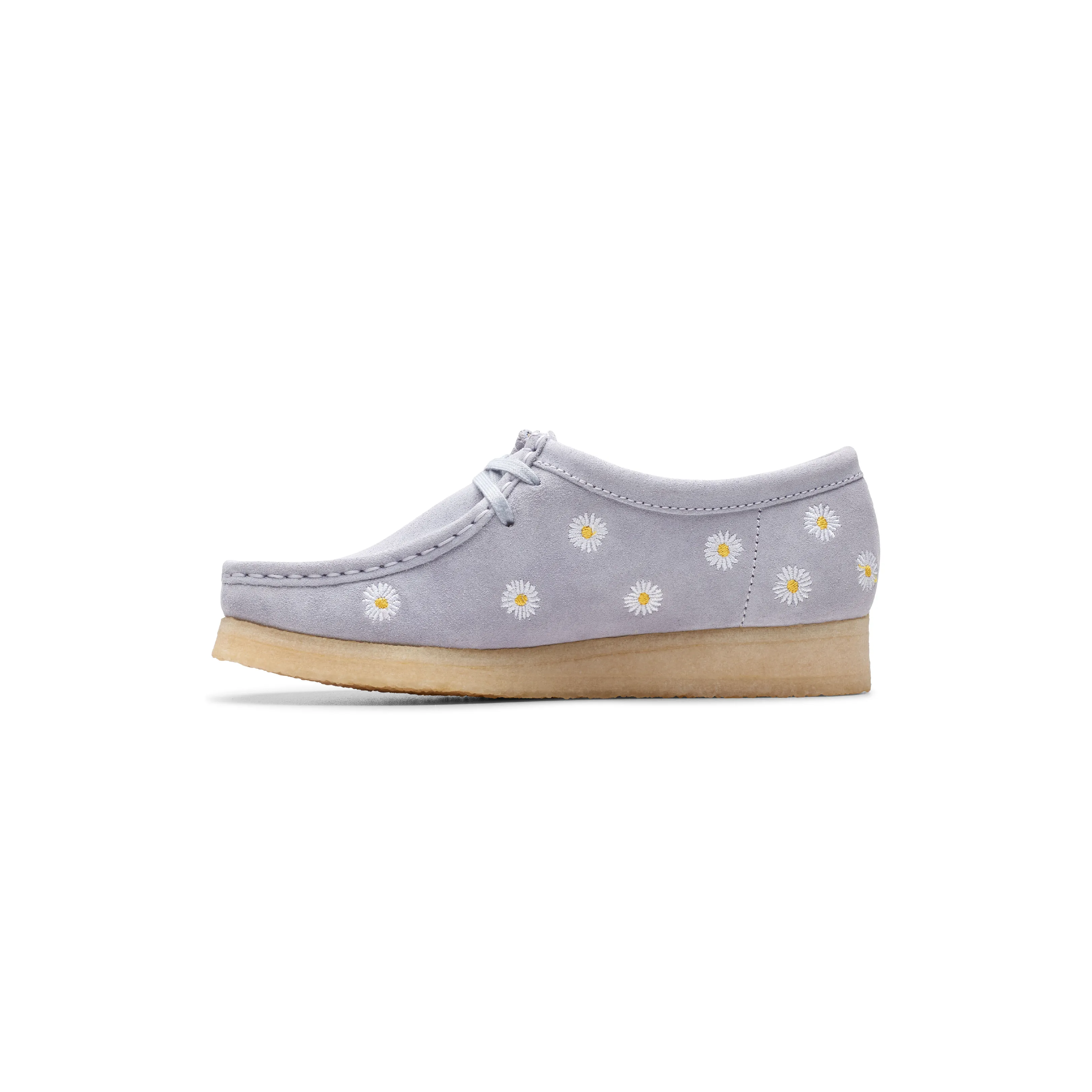 Clarks Wallabe Cloud Grey Emb