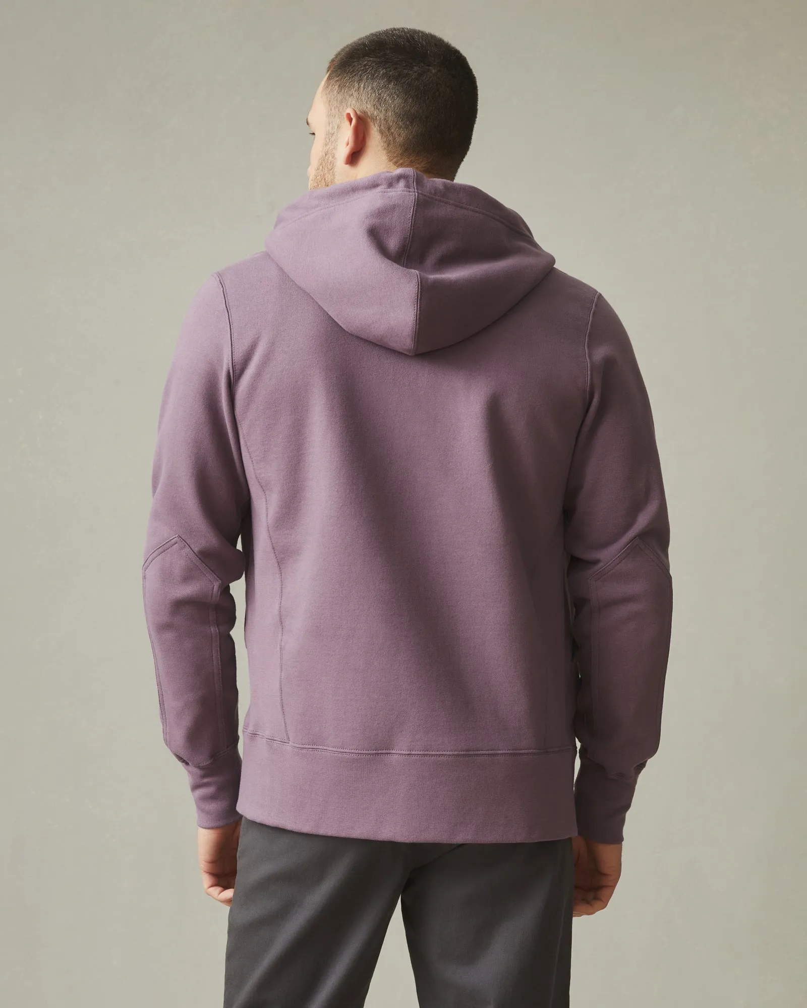 Classic Full Zip - Black Plum