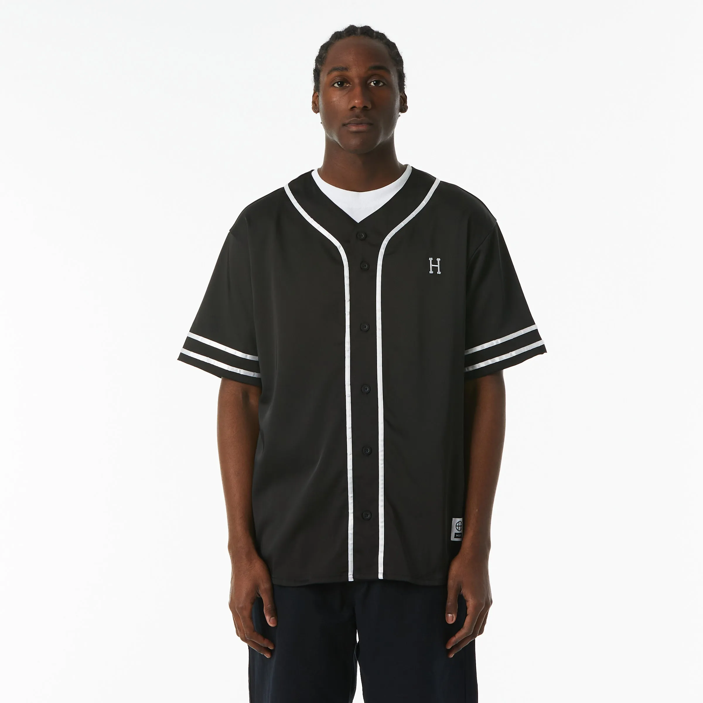 COMMUNITY HAND BASEBALL JERSEY (Black)