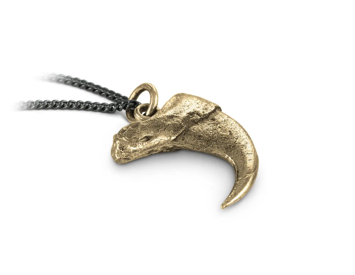 Cougar Claw Necklace - Bronze