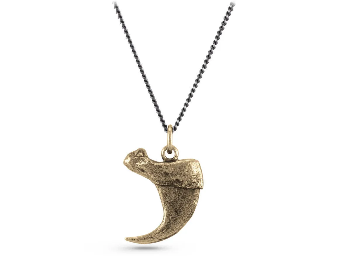 Cougar Claw Necklace - Bronze