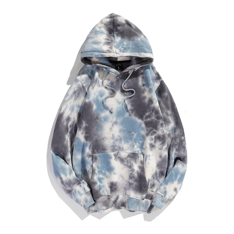 Custom Unisex French Terry Tie Dye Hoodie