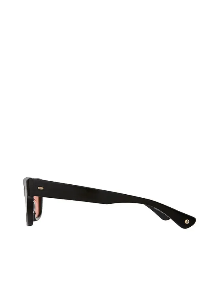 Garrett Leight Woz 49 Sunglasses Black/Sweetwater