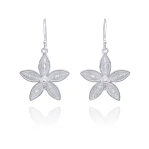 JASMINE SILVER SMALL EARRINGS FILIGREE