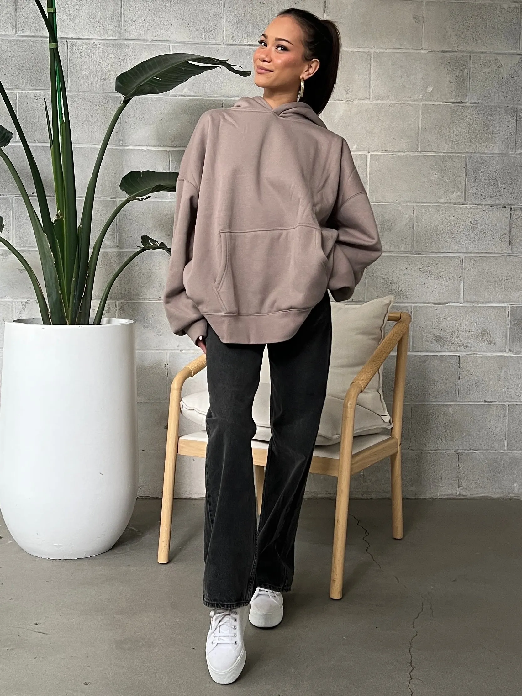 KUWALLA Oversized Boyfriend Hoodie