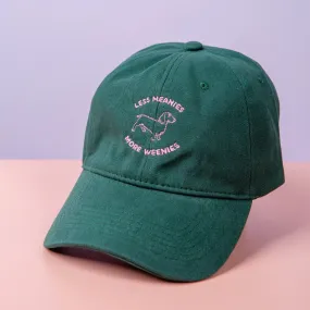 Less Meanies More Weenies Baseball Cap