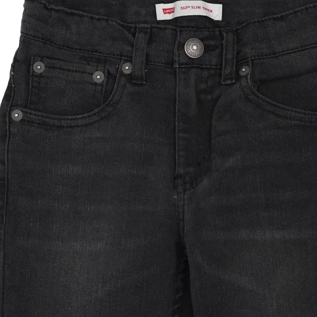 Levi's Kids trousers for children and boys Jeans 512 Slim Taper 8E6728 K8C black