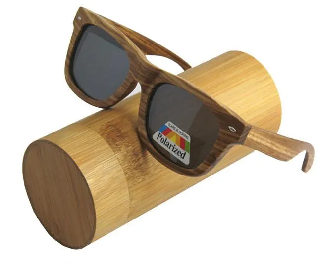 Men's Luxury Wooden Polarized Sunglasses in 14 Colors