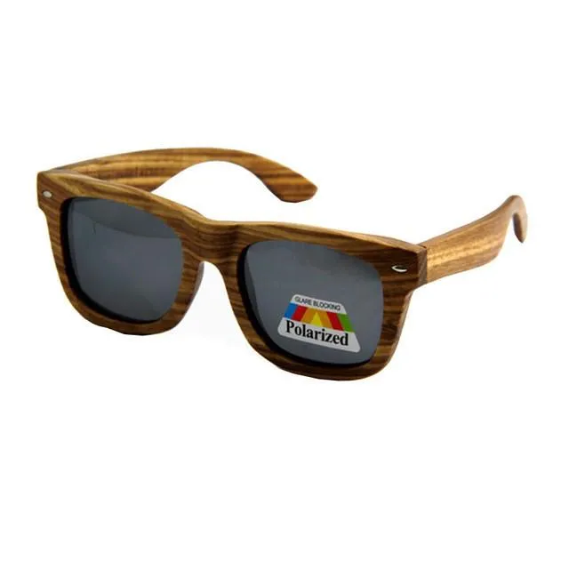 Men's Luxury Wooden Polarized Sunglasses in 14 Colors