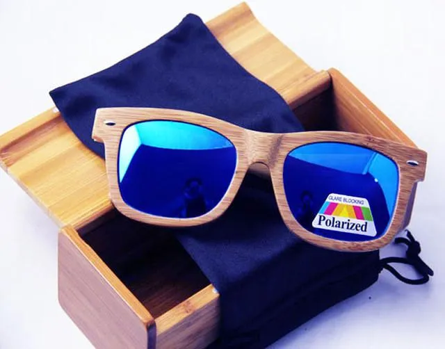 Men's Luxury Wooden Polarized Sunglasses in 14 Colors