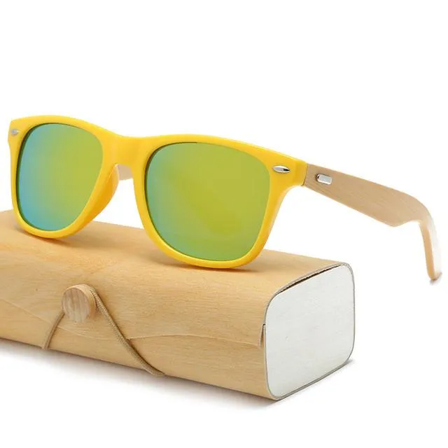 Men’s Luxury Wooden Sunglasses with Wooden Box