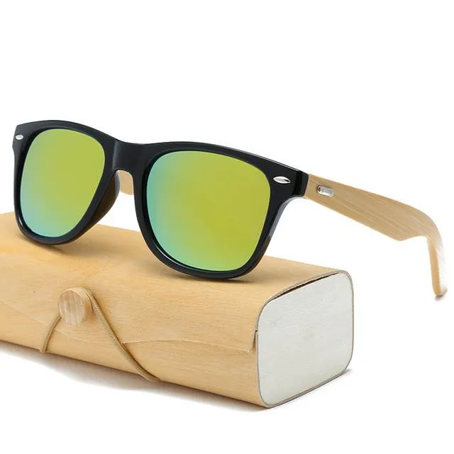 Men’s Luxury Wooden Sunglasses with Wooden Box