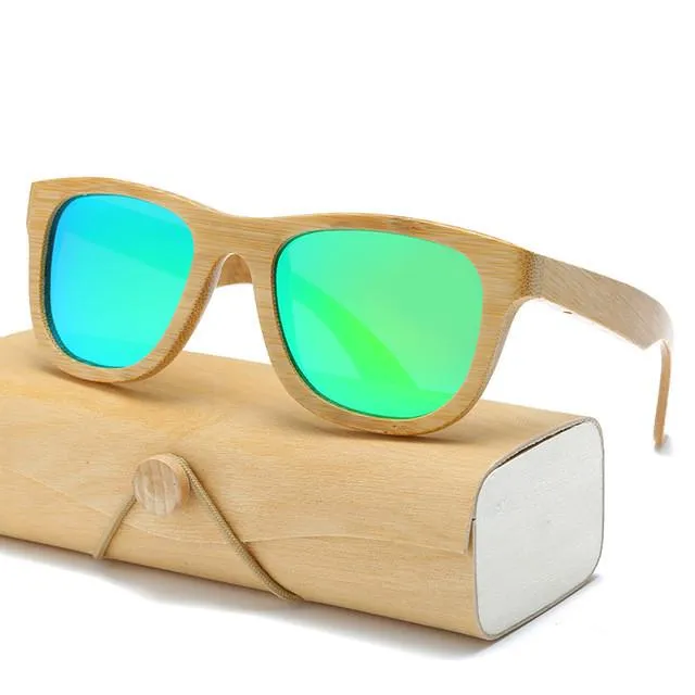 Men’s Luxury Wooden Sunglasses with Wooden Box