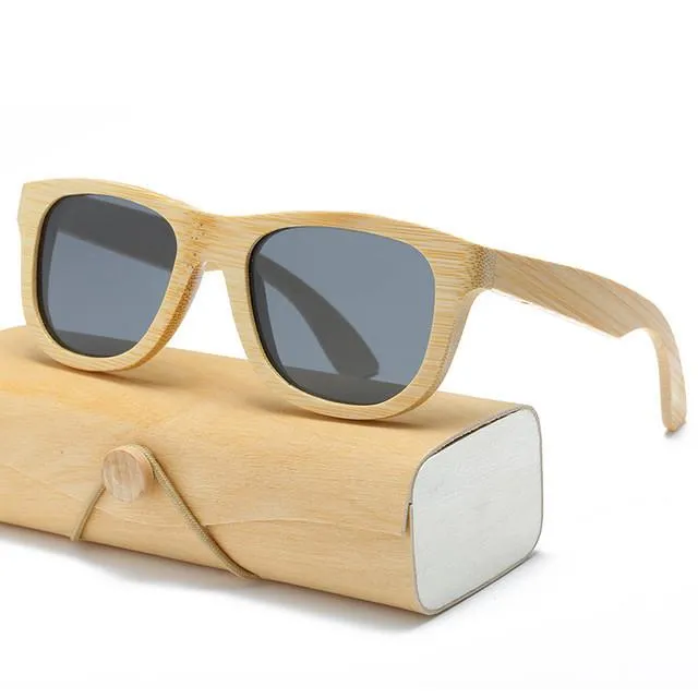 Men’s Luxury Wooden Sunglasses with Wooden Box