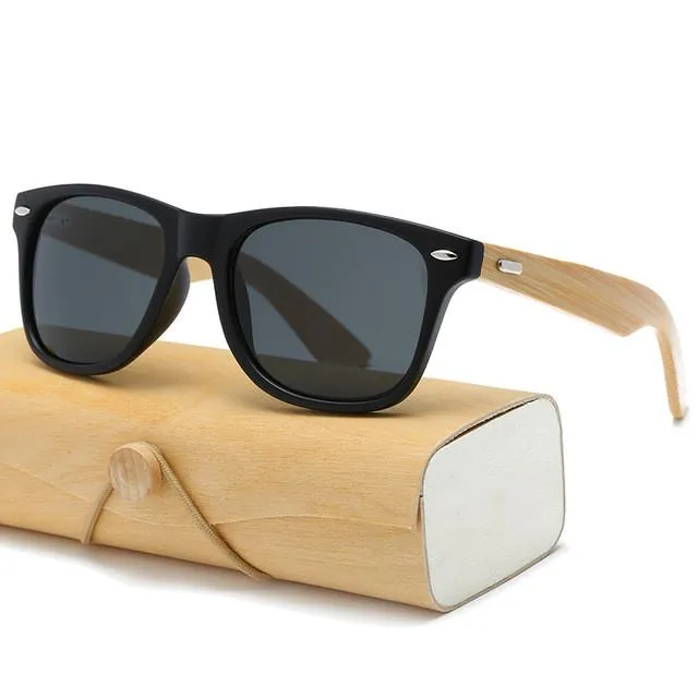 Men’s Luxury Wooden Sunglasses with Wooden Box