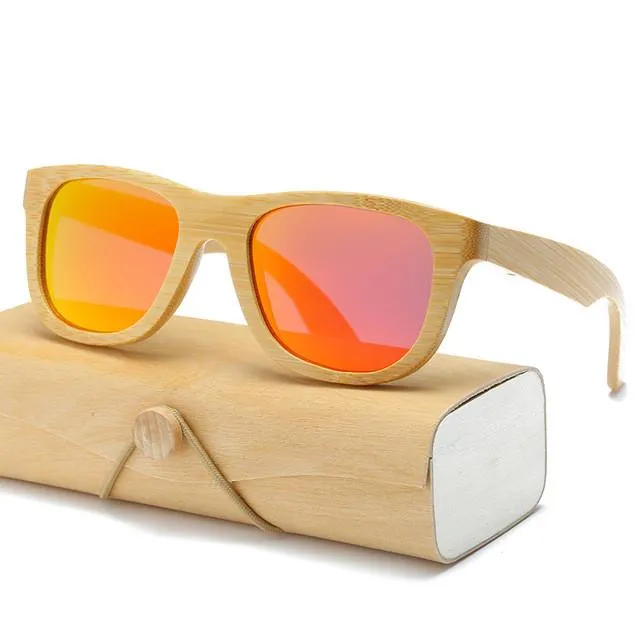 Men’s Luxury Wooden Sunglasses with Wooden Box