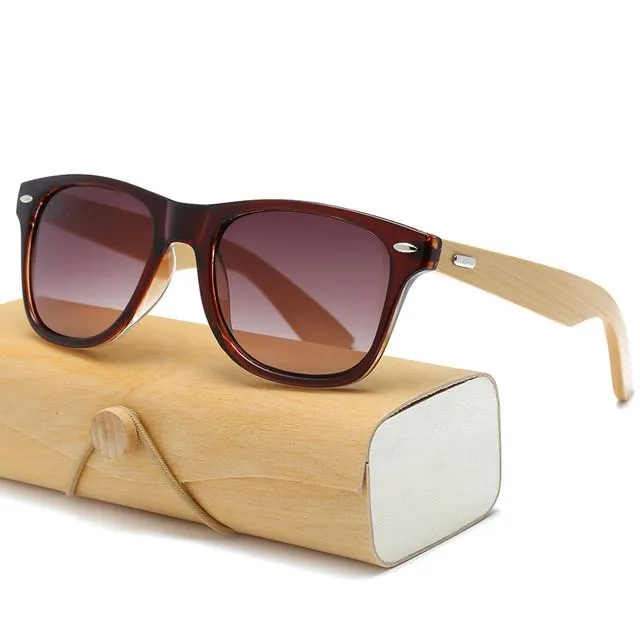 Men’s Luxury Wooden Sunglasses with Wooden Box