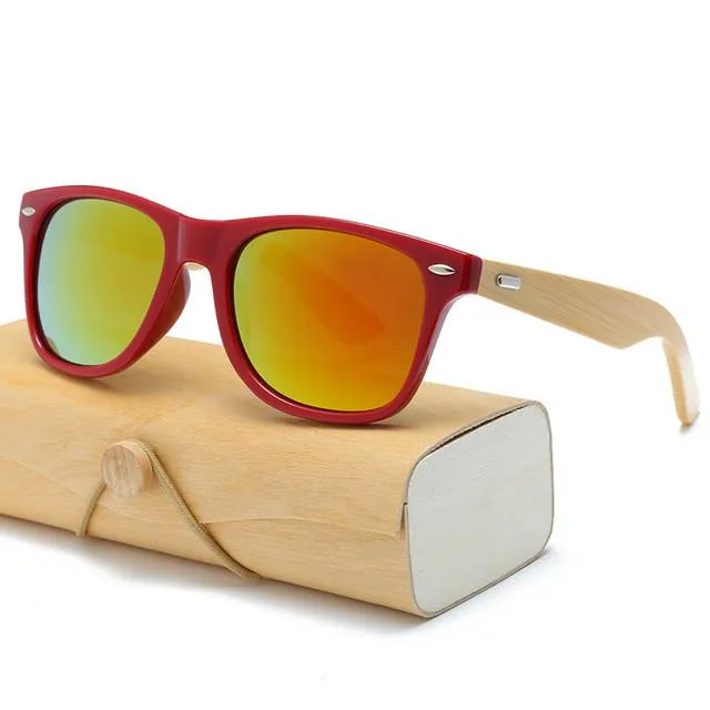 Men’s Luxury Wooden Sunglasses with Wooden Box