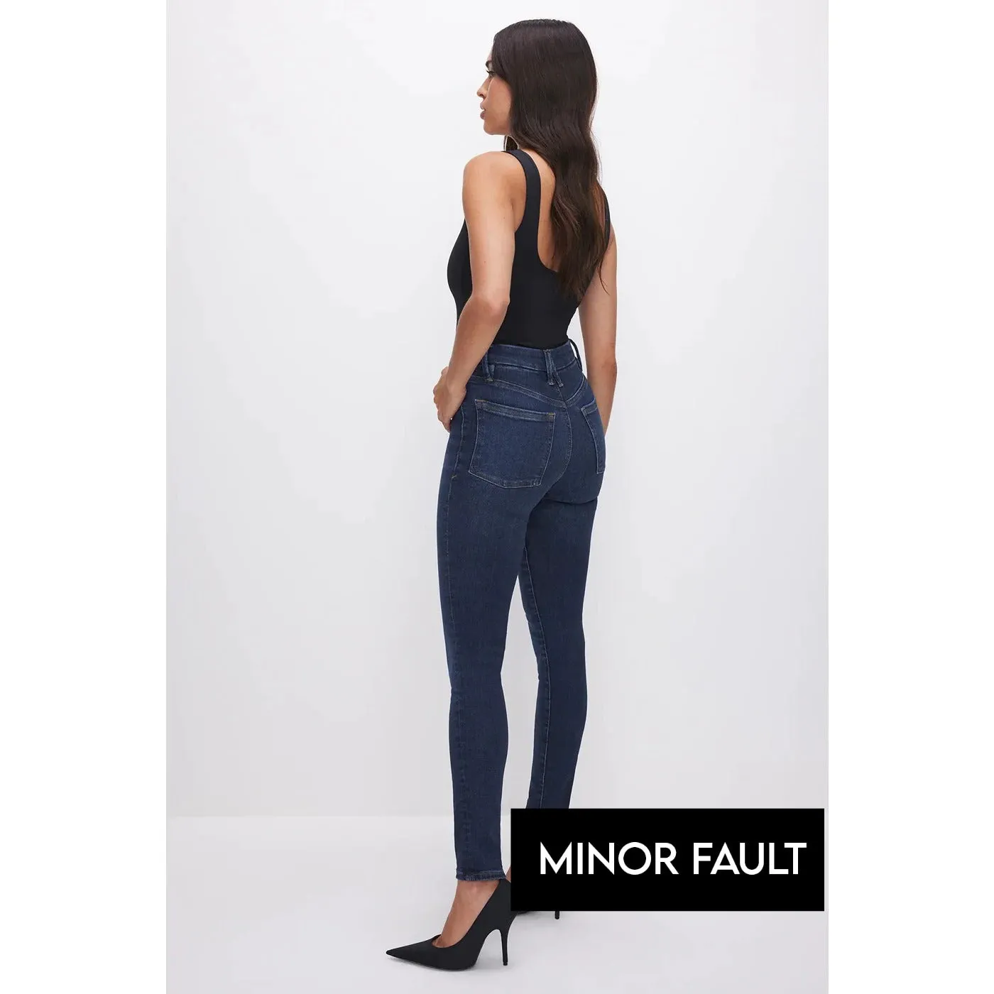 (Minor Fault) Stretchable Skinny Blue Jeans