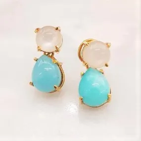 Moonstone & Amazonite Separates Earrings