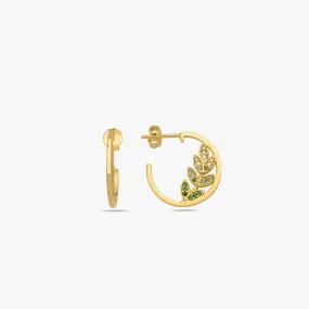 Olive Earrings | 14K Gold Vermeil