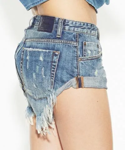 One Teaspoon Blue Suede Bandits Shorts