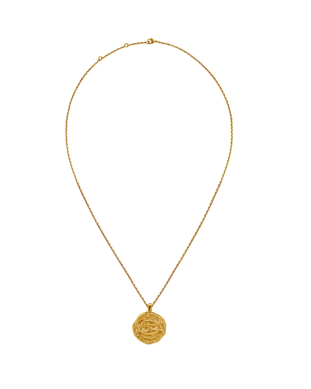 Pisces Necklace Gold