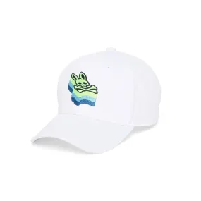 Psycho Bunny Mens Dalles Baseball Hat - White