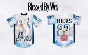 "Datway" Custom Designed Birthday 3D Baseball Jersey