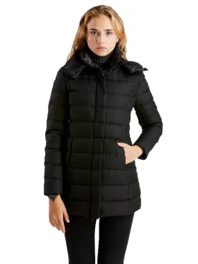 Refrigiwear women's hooded down jacket Grace W06300 XT3696 G06000 black