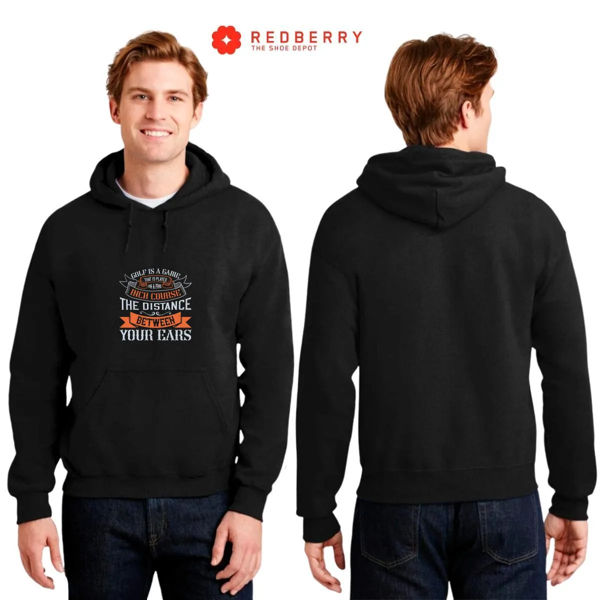 Sudadera Hombre  Hoodie Golf Deporte Frases 015