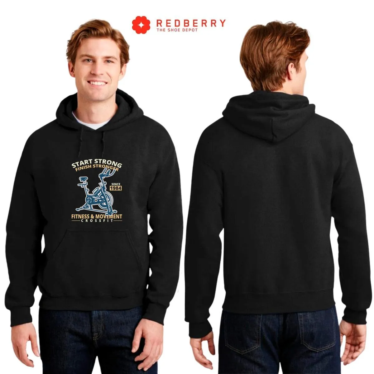 Sudadera Hombre  Hoodie Gym Ejercicio Fitness 031