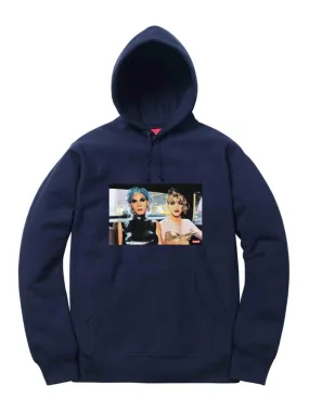 SUPREME NAN GOLDIN HOODIE NAVY [SS18]