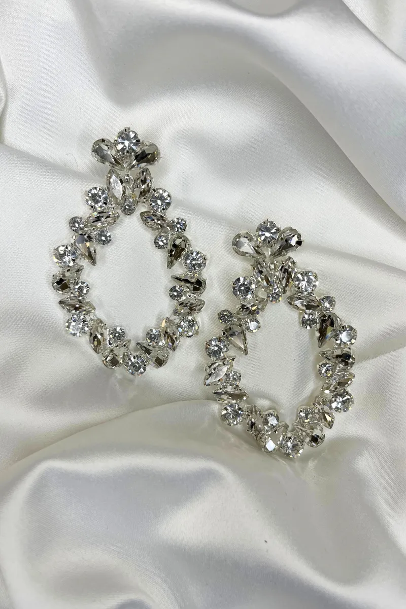 Sylvie White Tango Earrings