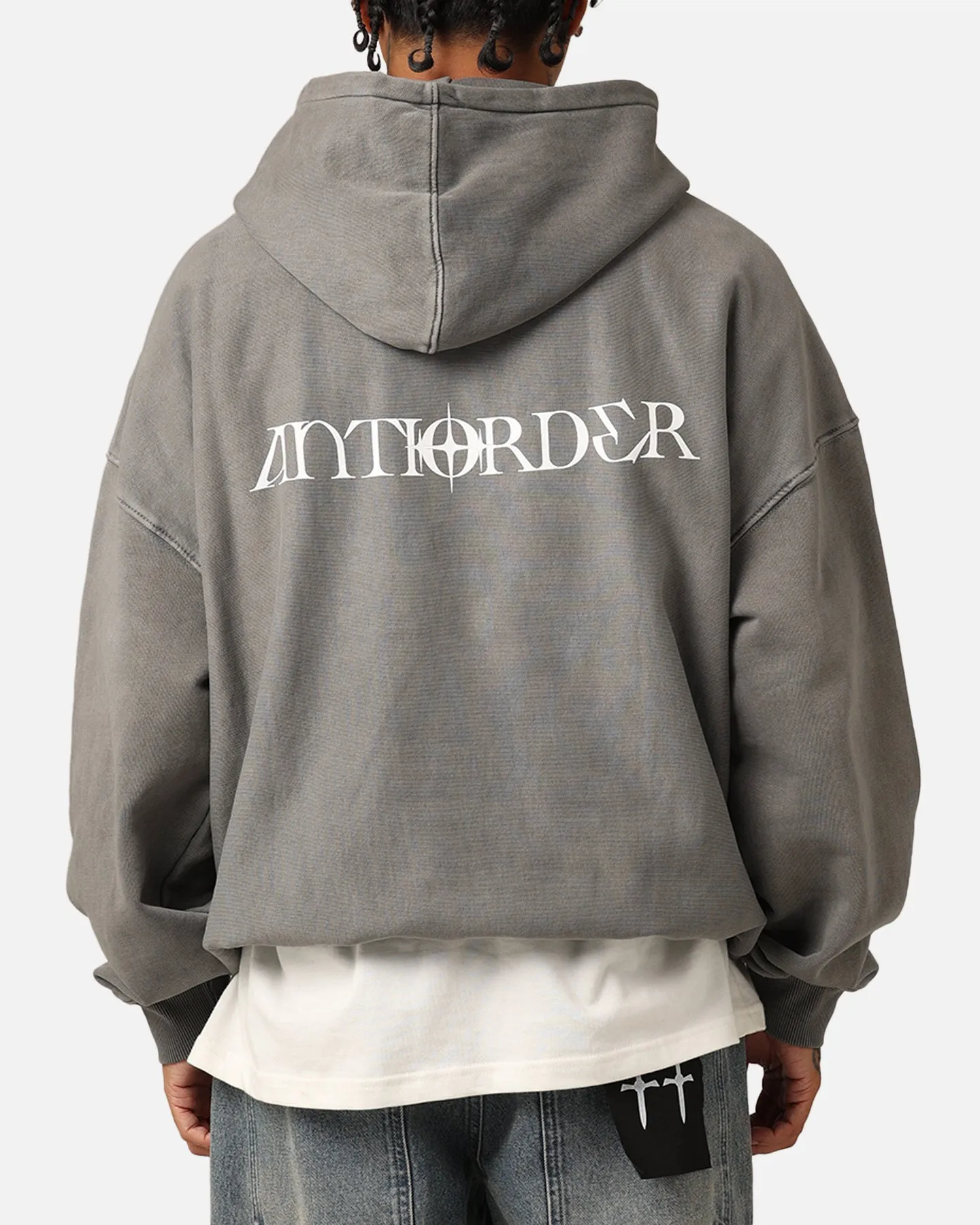 The Anti Order AOA Premium Hoodie Washed Charcoal