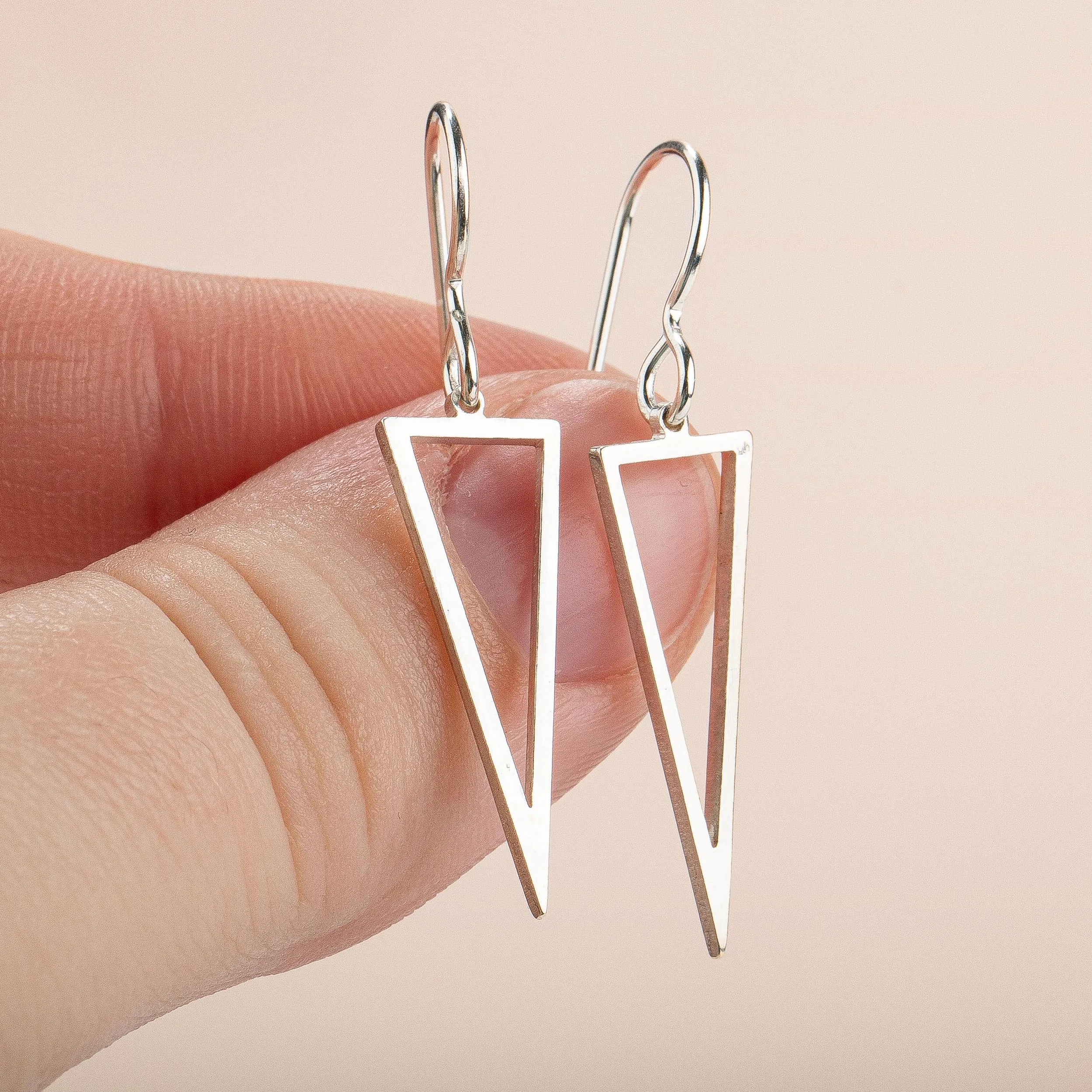 Triangle Dangle Earrings