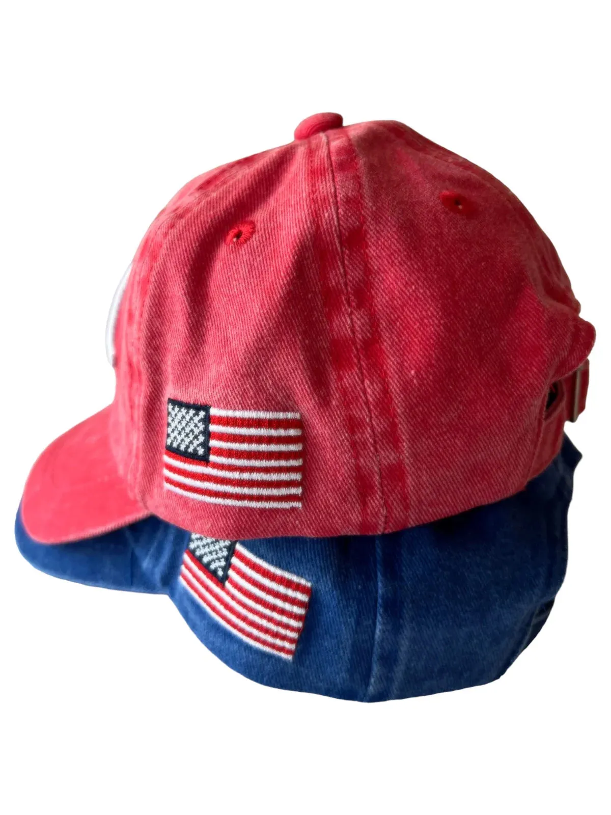 USA Kids Baseball Hat | Vintage Red